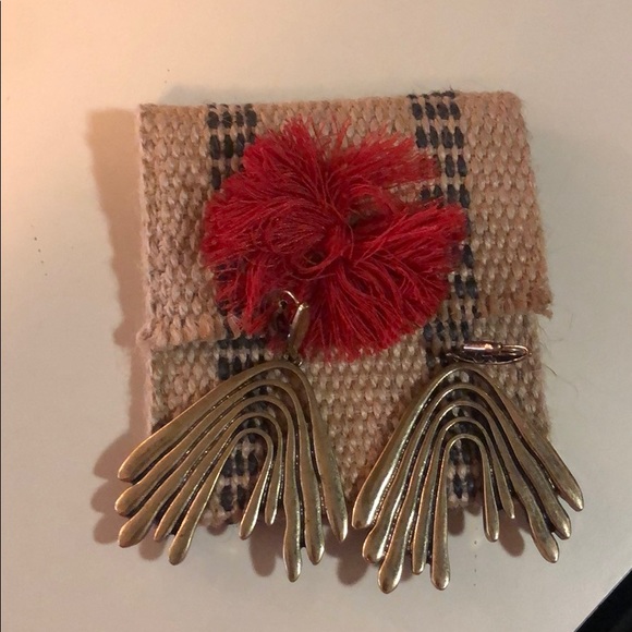 Brass earrings - Picture 1 of 3